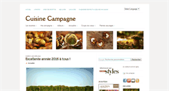 Desktop Screenshot of cuisine-campagne.com